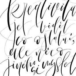 Handlettering - kreativn&iacute; krasopis
